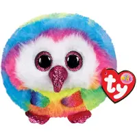 TY 42504 Peluche Beanie Balls - Hibou Owen Puffies