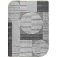 Rugsx Tapis en sisal ORGANIC 2769 Géométrique écru / gris – naturel, forme irrégulière moderne 240x330 cm
