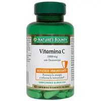 Natures Bounty Vitamine C 1000 mg Gélules enrobées de cynorrhodon 60 unités