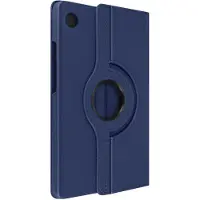 Avizar Étui folio pour Samsung Galaxy Tab A9 et Tab A11 Support rotatif Bleu nuit