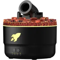 SEM Diffuseur d'huiles essentielles à feu simulé, petit humidificateur, A