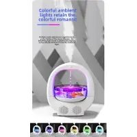 Melitt Enceinte Bluetooth avec Humidificateur et Lumière D'Ambiance pour Décoration Feng Shui D'Air