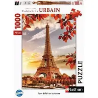 Nathan Puzzle - - Tour Eiffel en automne - 1000 pièces - 70 x 50 cm - Mixte