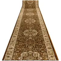 Rugsx Tapis de couloir HEAT-SET ROYAL AGY 0521 marron 150 cm 150x720 cm