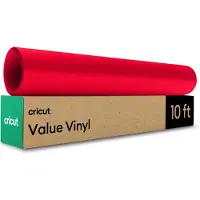 Cricut Vinyle permanent Value rouge mat (rouleau de 12 po x 10 pi)