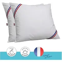 Dodo Coussins DODO Blanc 60 x 60 cm - Lot de 2