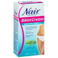 Nair | crème dépilatoire - thé vert - 48 G - crème bikini - peau sensible