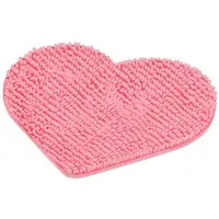 Exogio Tapis de sol antidérapant en forme de cœur pour la douche, le canapé, la salle de bain, la Saint-Valentin