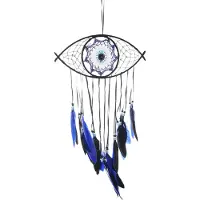 Jojomino Attrape-rêves pour chambre à coucher, macramé tissé à la main, décoration murale, porte-bonheur, cadeau de bénédiction, 3