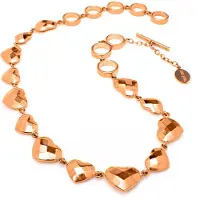 Folli Follie 1n9t146r Necklace Doré Femme