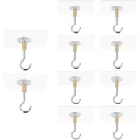 Tlily Crochets de plafond adhésifs, lot de 10 crochets de suspension