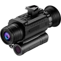Jehiatek Jumelles monoculaires à zoom numérique infrarouge Z9005, vision nocturne 4K, 40 MP, 5x, portatives, 3 000 mAh, portée 600 m