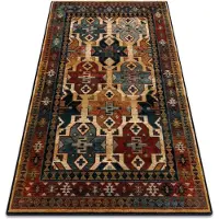 Rugsx Tapis en laine OMEGA ROHAN rubis clair 135x200 cm