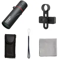 Zandona Télescope Monoculaire 2000 X 24 pour Adultes et Enfants, avec Adaptateur pour Téléphone et Poche