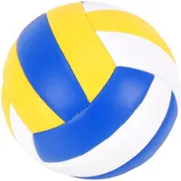 Jojomino Ballon de volley-ball souple en cuir PU, idéal pour l'entraînement, la plage, les sports d'intérieur et d'extérieur, pour adultes et enfants