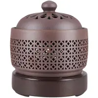 Typecat Aromathérapie Électronique Brûleur d'Encens Électrique Huile Essentielle Veilleuse 220V Réglage de la Température de Synchronisation, S