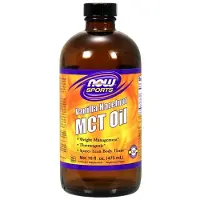 Now , Sports, Huile MCT, Vanille Noisette, 16 fl oz (473 ml)