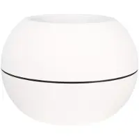 Riviera Pot de Plantes Circulaire Plastique Blanc Riviera Ø 50 cm