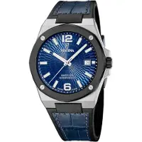 Festina Montre à affichage analogique bleu