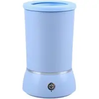 Exogio Lave-Pieds pour Animaux de Compagnie Nettoyeur Électrique Automatique Chiens et Silencieux Nettoyage Tasse Pieds Bleu