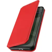 Avizar Étui pour Samsung Galaxy A32 5G Porte-carte Support Clapet Magnétique Rouge
