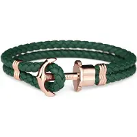 Paul Hewitt Bracelet - - PH-PH-L-R-G - Vert - Cuir - 15-16 cm