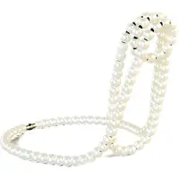 Exogio Nouveau collier de perles, porte-bouteille suspendu, décoration de maison, décoration de bureau, art magique de luxe, blanc