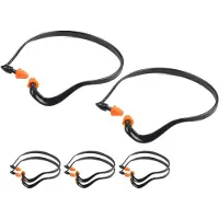 Typecat Lot de 8 bouchons d'oreille réutilisables et lavables avec embouts en silicone pour la tonte de la pelouse