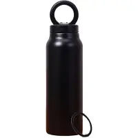 Semoic Bouteille d'eau isotherme en acier inoxydable avec aimant
