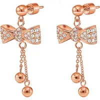 Folli Follie 3e15t003rc Earrings Doré Femme