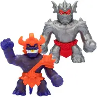 Moose Toys Heroes of Goo Jit Zu : Stretch Strikers - Knight Blazagon vs. Gladiator Corruptagon