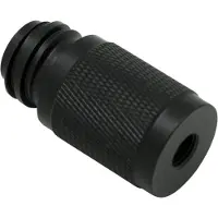 Typecat Adaptateur de bouteille de soda CO2, clapet anti-retour 3/8-24UNF vers TR21-4, kit de conversion pour soda noir