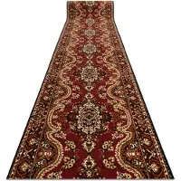 Rugsx TAPIS DE COULOIR BCF WIOSNA bordeaux 70 cm 70x270 cm