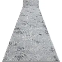 Rugsx Tapis de couloir Structural MEFE 8725 deux niveaux de molleton gris 70 cm 70x240 cm