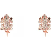 Lancaster Jla-ear-frog2 Earrings Doré Femme