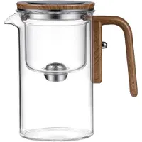 Melitt Théière Magique en Verre avec Séparation D'Eau de 600 Ml Infuseur Passoire