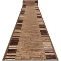 Rugsx TAPIS DE COULOIR antidérapant ADAGIO beige 90x300 cm