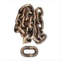 Torribaly Corde de traction pour chien, simulation de chaîne épaisse, grosse chaîne en fer, farce amusante pour marcher