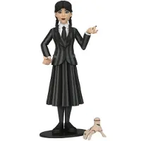 NECA Collectible Mercredi Series 6 Scale Toony Terrors Figure - Mercredi Addams in Nevermore Uniform