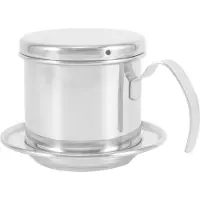 Jehiatek Cafetière filtre vietnamienne, avec filtre fin, machine simple vietnamienne pour baristas