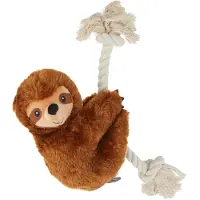 Zoom Jouet pour chien Fringe Studio : paresseux brun sur corde (289373)