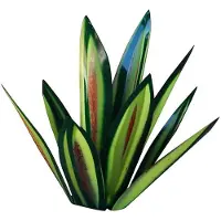 Melitt Sculpture Rustique de Tequila, Plantes D'Agave en MéTal de Bricolage Signes EsthéTiques de Jardin ExtéRieur Figurines de Patio DéCoration D'Art de