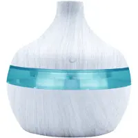 Typecat Humidificateur d'air électrique USB, mini brumisateur, diffuseur d'huiles essentielles et d'arômes à LED pour bureau et maison