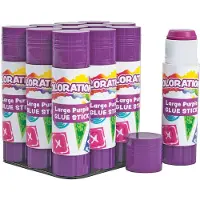 Colorations - Bâton de colle 25 grammes, lot de 12
