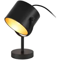 Helloshop26 Lampe de bureau - - Farstorp - Métal - Noir - 25 cm