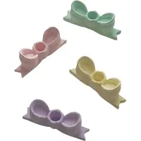 Exogio Bougie d'aromathérapie à longue tige avec nœud, simulation d'arc rétro