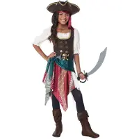California Costumes Costumes de Californie Boho Pirate Child Medium