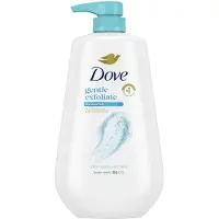 Dove Gel Douche avec Pompée Exfoliation Douce aux Minéraux Marins 30,6 oz