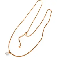 Folli Follie 3n0t007rcdf Necklace Doré Femme
