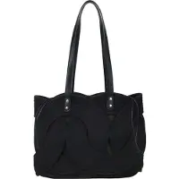 Gallantry Paris Gallantry, sac cabas tressé pour femme, style bohème, noir